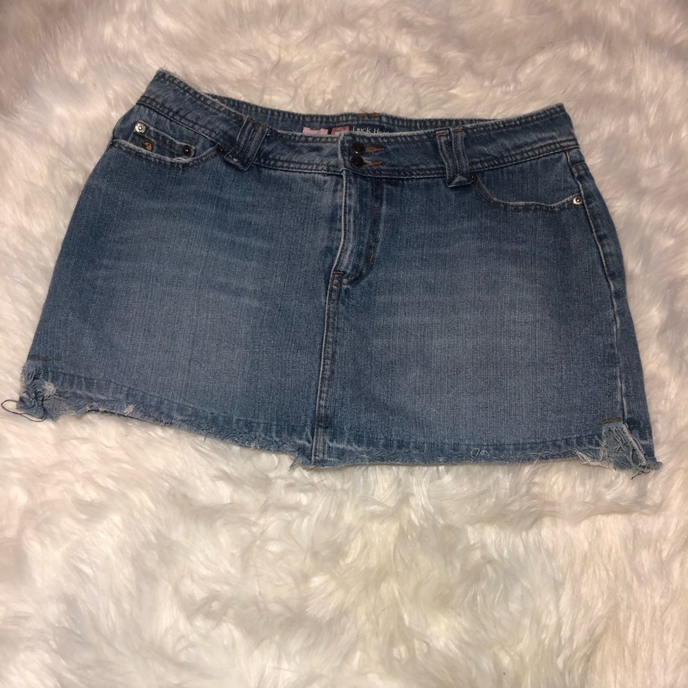 VINTAGE Duck Head Woman’s Blue Jean Denim Skort Size 13